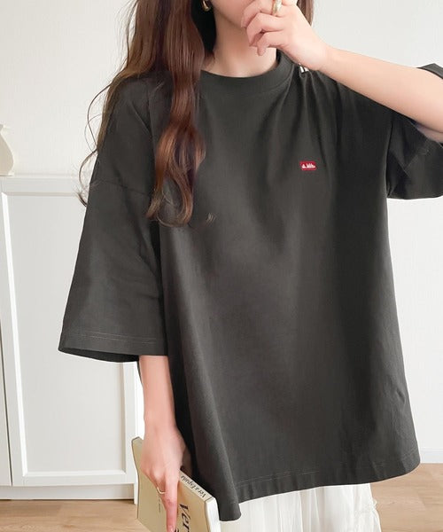《Javaジャバコラボ》【sustaina+】バック刺繍で抜かりなくキマる。綿100％レシピ刺繍ビッグTシャツ jv1050170