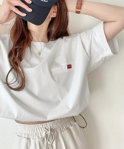 《Javaジャバコラボ》綿100％。大人のこなれカジュアル。シルケット素材裾ドロストオーバーサイズTシャツ jm1050157