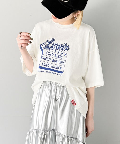 《Javaジャバコラボ》ゆるっとカジュアルに。コットン100％ダイナープリントヴィンテージライクピグメントTシャツ jv1029045