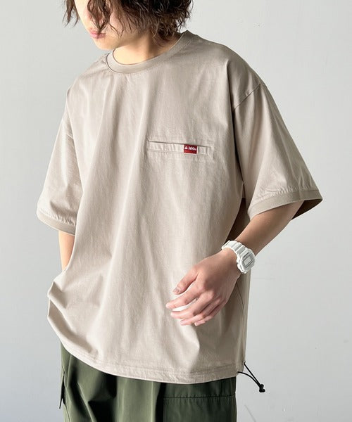 《Javaジャバコラボ》綿100％。大人のこなれカジュアル。シルケット素材裾ドロストオーバーサイズTシャツ jm1050157