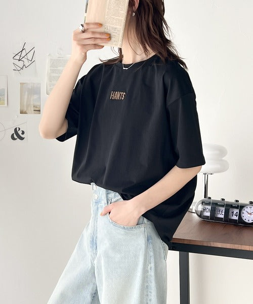 コーデを上品に魅せる。接触冷感立体刺繍Tシャツ ce1260122