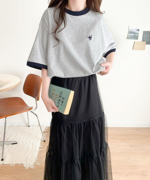 《Javaジャバコラボ》【sustaina+】大人の上質Tシャツ。オーガニックコットンリンガーTEE jv1260114