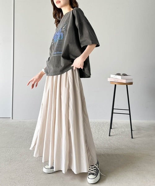 愛され、胸キュン。超軽量シアーナイロンフレアスカート ce1300001