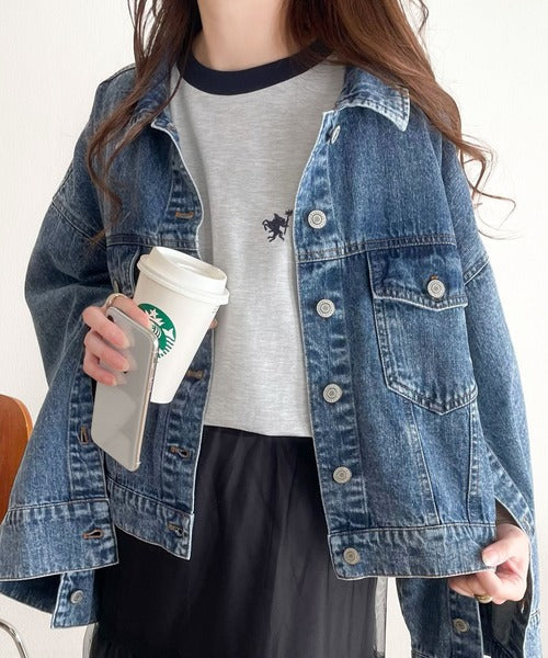 《Javaジャバコラボ》【sustaina+】大人の上質Tシャツ。オーガニックコットンリンガーTEE jv1260114