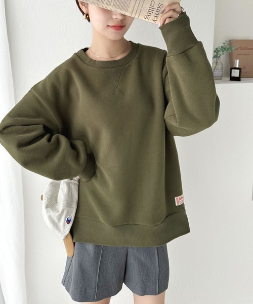 《Java ジャバコラボ》2wayリバーシブル裏起毛×キルティング切替プルオーバー jv1050102
