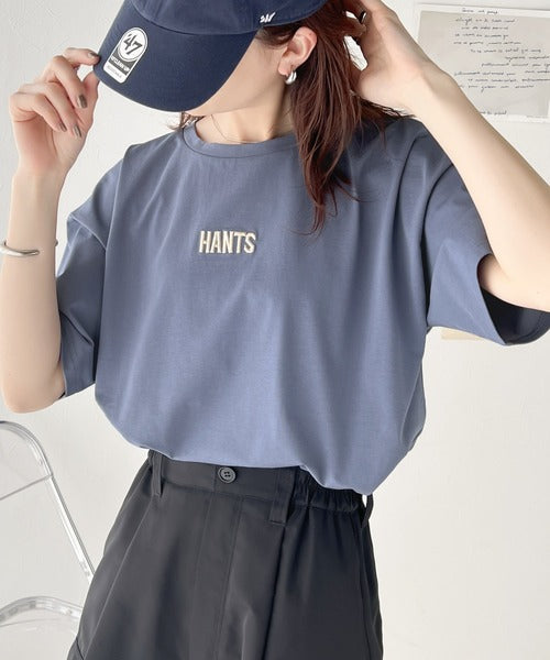 コーデを上品に魅せる。接触冷感立体刺繍Tシャツ ce1260122