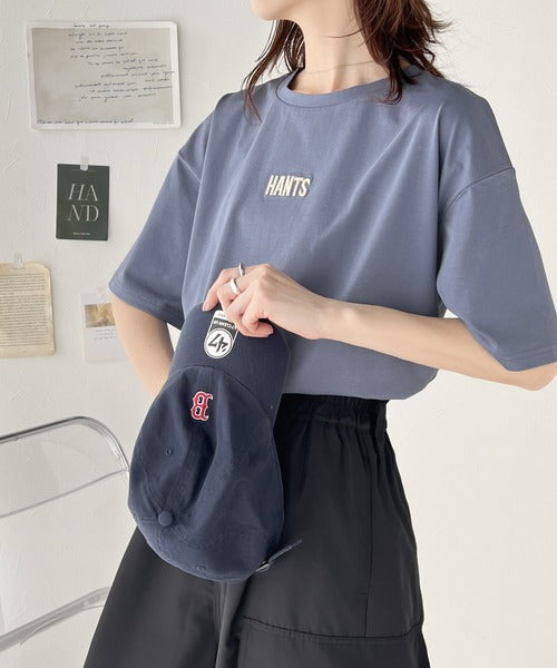 コーデを上品に魅せる。接触冷感立体刺繍Tシャツ ce1260122