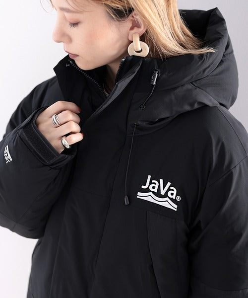 《Javaジャバコラボ》極暖、異素材パネルフェイクダウンジャケット cm0780011