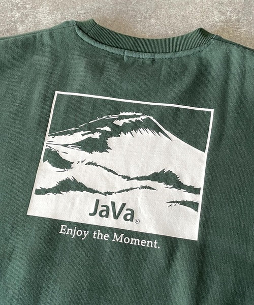 《Javaジャバコラボ》さりげない存在感。ミックス見えバックプリント裏起毛スウェット jv1219010