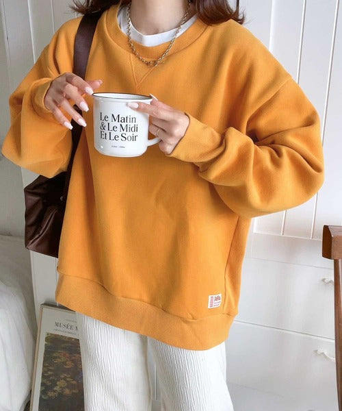 《Java ジャバコラボ》2wayリバーシブル裏起毛×キルティング切替プルオーバー jv1050102