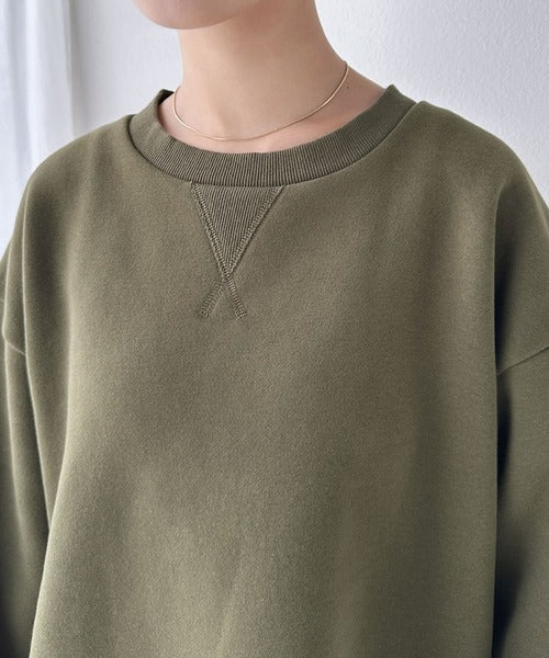 《Java ジャバコラボ》2wayリバーシブル裏起毛×キルティング切替プルオーバー jv1050102