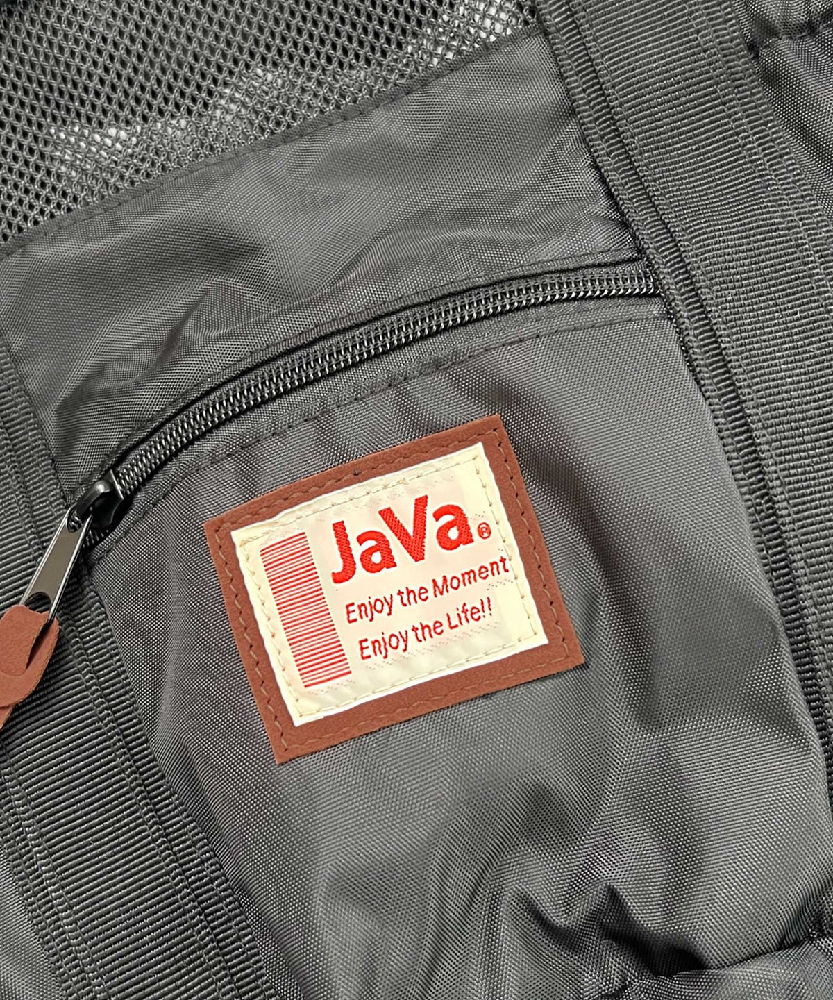 《JaVaジャバ コラボ》ころんと可愛い。2wayアウトドア巾着メッシュバッグ jv1159001